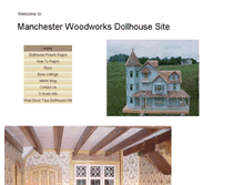 Tablet Screenshot of manchesterdollhouseandwoodworks.com